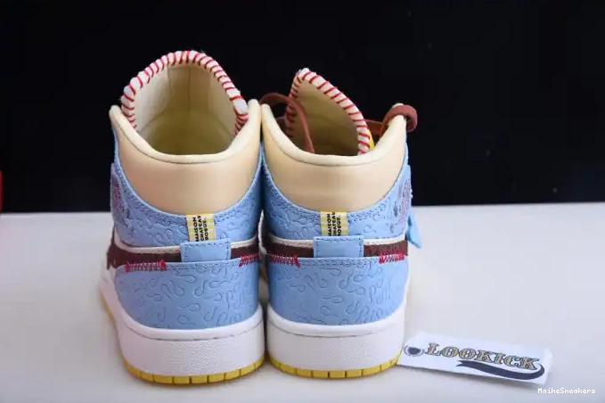MaikeSneakers x Jordan Chateau Fearless Air CU2803-200 SE 1 Maison Mid Rouge 0610